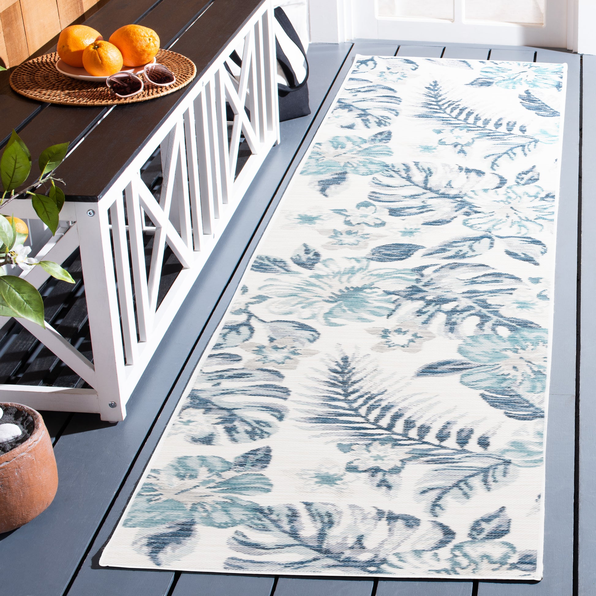 Safavieh Sunrise Sun671D Ivory/Blue Grey Area Rug