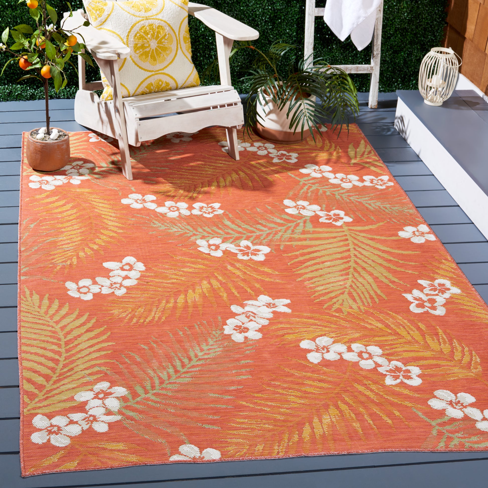 Safavieh Sunrise Sun675C Ivory/Rust Sage Area Rug