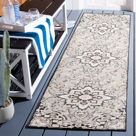 Safavieh Sunrise Sun696F Grey/Beige Black Rug.
