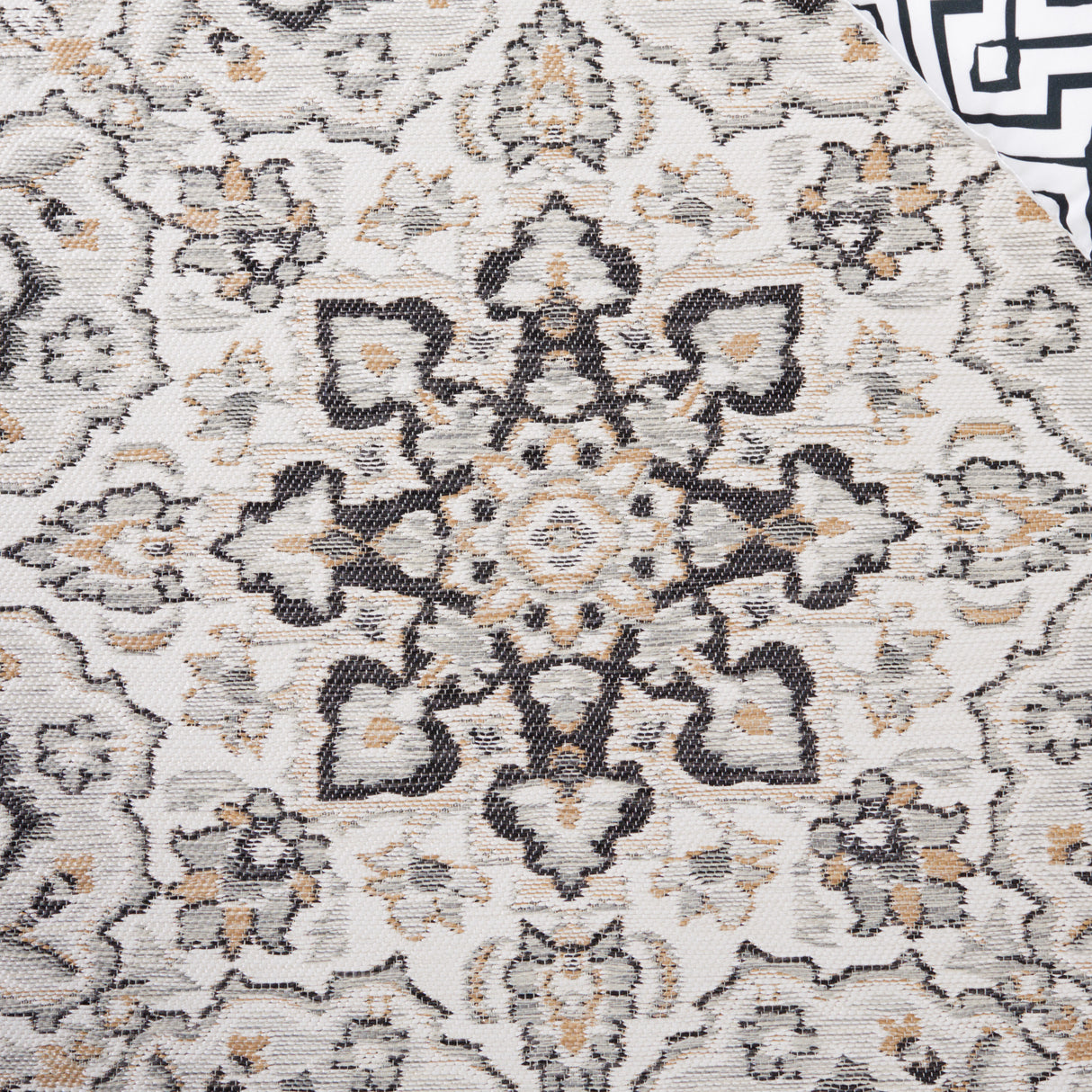 Safavieh Sunrise Sun696F Grey/Beige Black Rug.