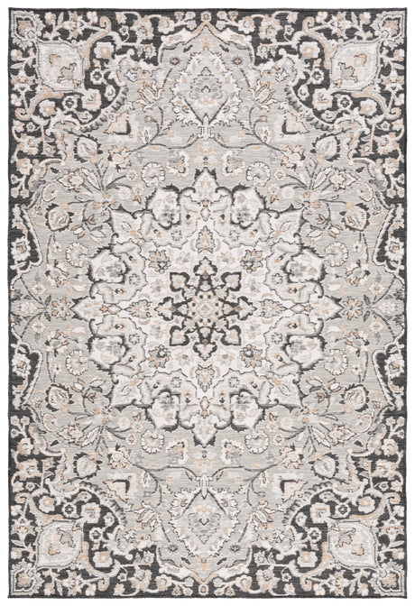 Safavieh Sunrise Sun696F Grey/Beige Black Rug.