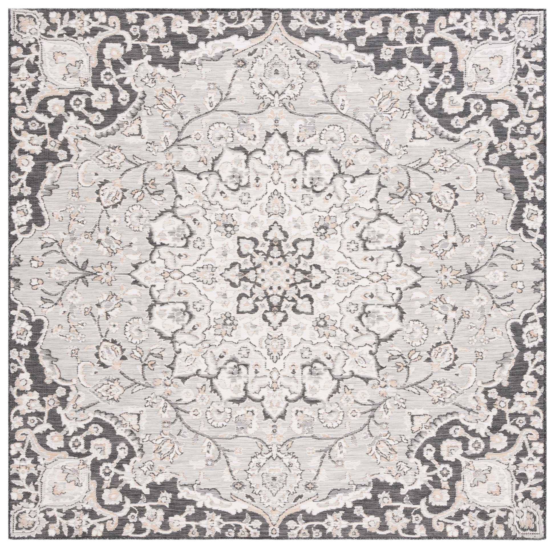 Safavieh Sunrise Sun696F Grey/Beige Black Area Rug