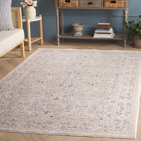 Safavieh Sutton Sut104B Beige/Navy Rug.