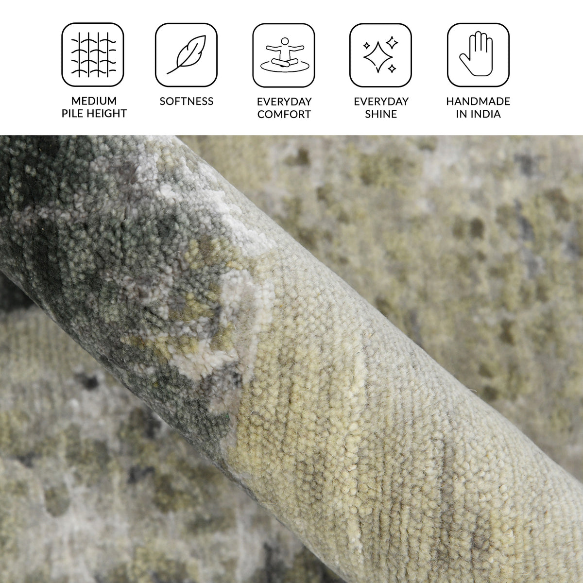 Amer Synergy SYN-41 Light Gray area rug - infographic view