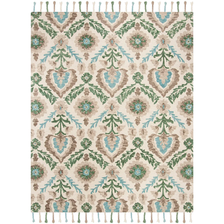 Safavieh Suzani Szn207A Ivory/Turquoise Rug.