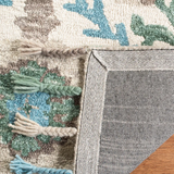 Safavieh Suzani Szn207A Ivory/Turquoise Rug.