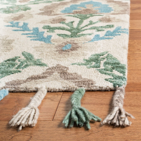 Safavieh Suzani Szn207A Ivory/Turquoise Rug.