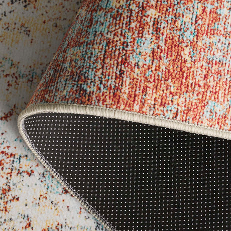 Safavieh Tacoma Tac943P Rust/Aqua Area Rug