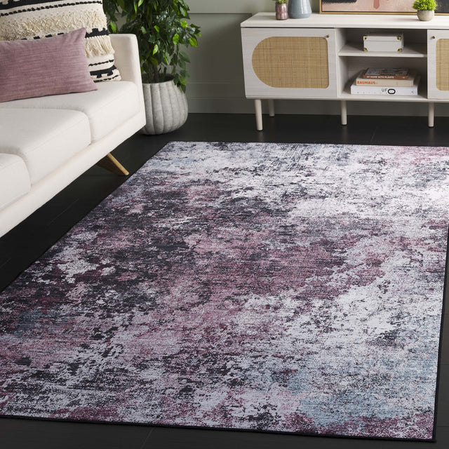 Safavieh Tacoma Tac943U Plum/Black Rug.