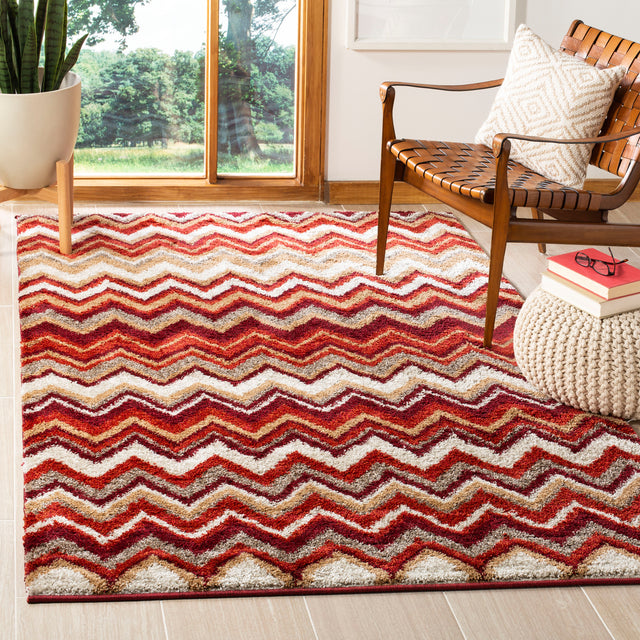 Safavieh Tahoe Tah477B Beige/Terracotta Rug.