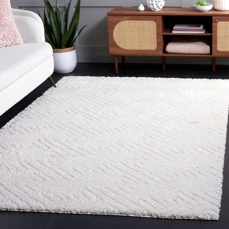 Safavieh Tahoe Shag Tho652B Ivory Rug.