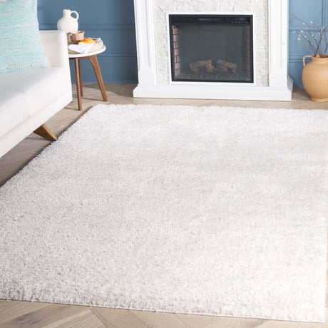 Safavieh Tahoe Shag Tho653E Ivory/Taupe Rug.