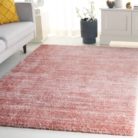 Safavieh Tahoe Shag Tho653U Pink/Ivory Rug.