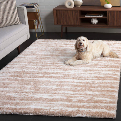 Safavieh Tahoe Shag Tho686D Ivory/Gold Rug.