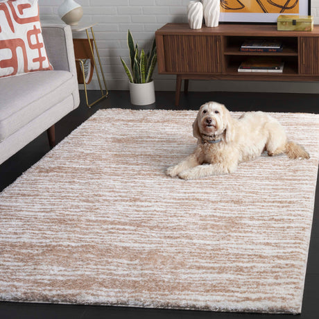 Safavieh Tahoe Shag Tho688D Ivory/Gold Rug.