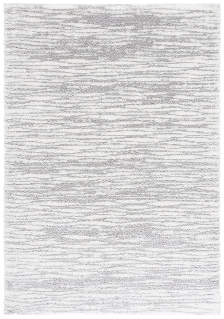 Safavieh Tahoe Shag Tho688F Ivory/Grey Rug.