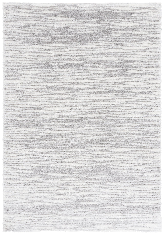 Safavieh Tahoe Shag Tho688F Ivory/Grey Rug.