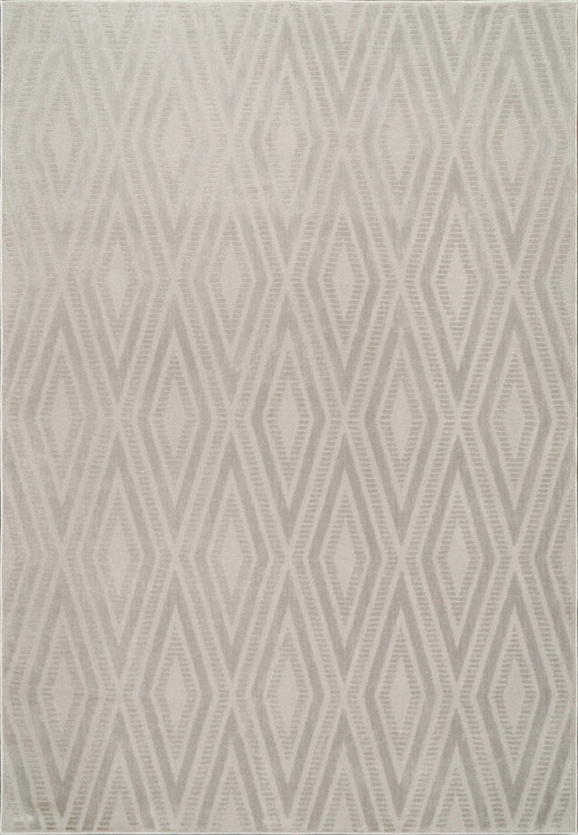 Dynamic Rugs Timeless 6925 Power Loomed Modern Grey/Light Grey Rug