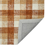 Amer Tartan TRA-10 Orange area rug - back view