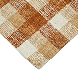 Amer Tartan TRA-10 Orange area rug - corner view