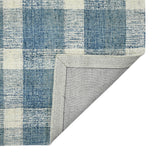 Amer Tartan TRA-11 Blue area rug - back view