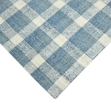 Amer Tartan TRA-11 Blue area rug - corner view