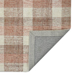 Amer Tartan TRA-14 Rose Gold area rug - back view