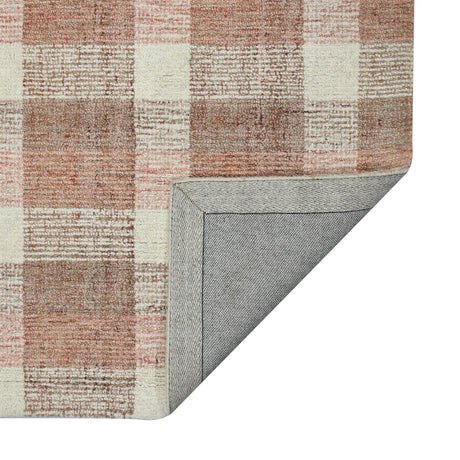 Amer Tartan TRA-14 Rose Gold area rug - back view