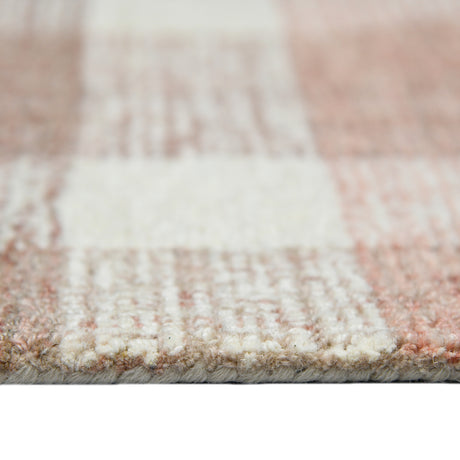 Amer Tartan TRA-14 Rose Gold area rug - profile view