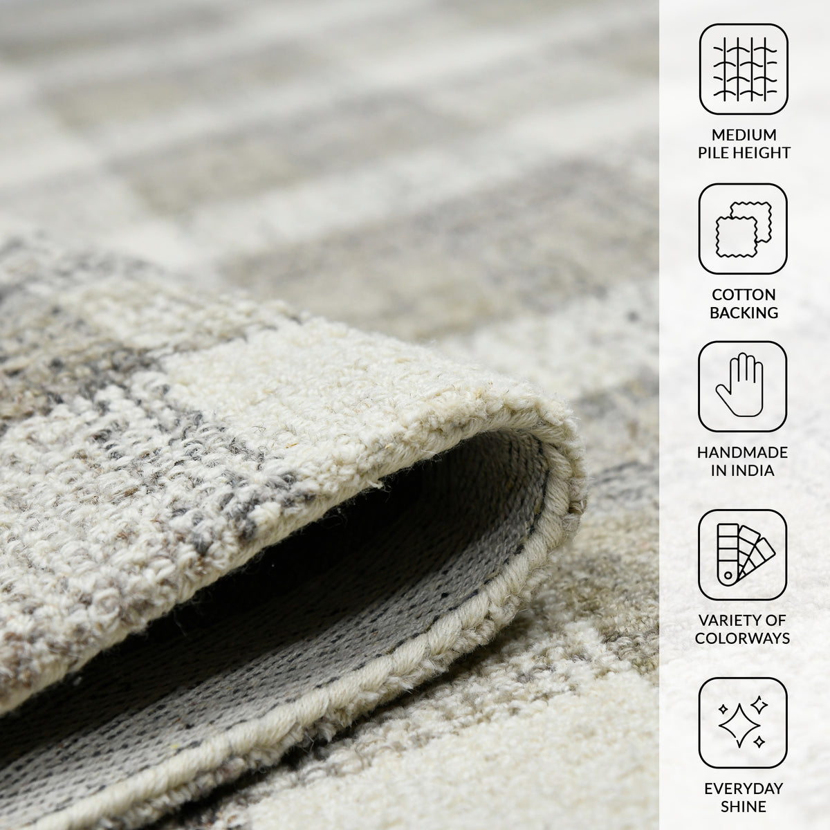 Amer Tartan TRA-4 Sand area rug - infographic view