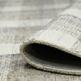 Amer Tartan Farmhouse Plaid Hand-Tufted Sand Area Rug