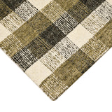 Amer Tartan TRA-5 Khaki area rug - corner view