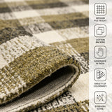 Amer Tartan TRA-5 Khaki area rug - infographic view