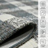 Amer Tartan TRA-8 Dark Gray area rug - infographic view