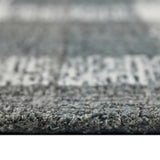 Amer Tartan TRA-8 Dark Gray area rug - profile view