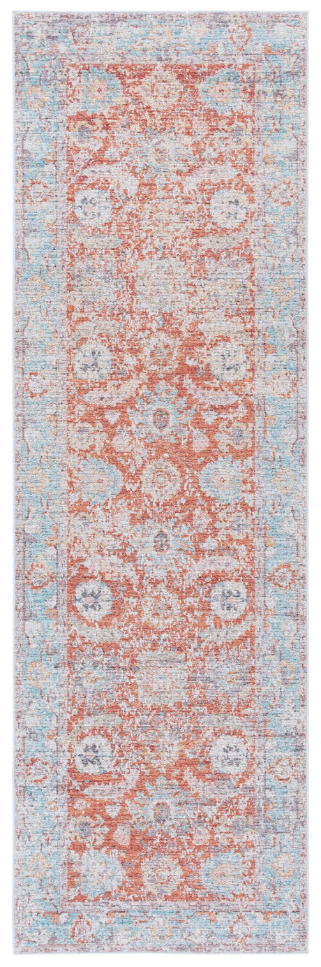 Safavieh Tucson Tsn908K Turquoise/Rust Area Rug