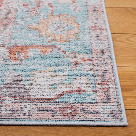 Safavieh Tucson Tsn908K Turquoise/Rust Area Rug