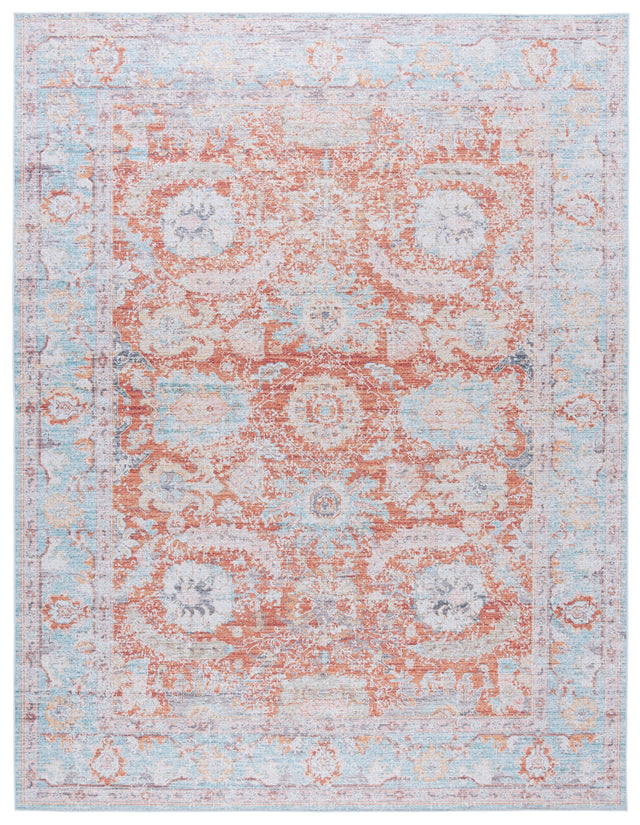 Safavieh Tucson Tsn908K Turquoise/Rust Rug.