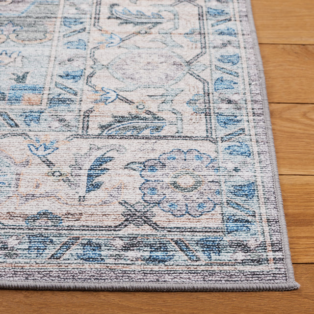 Safavieh Tucson Tsn913B Grey/Turquoise Rug.