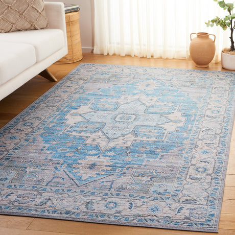 Safavieh Tucson Tsn913B Grey/Turquoise Rug.