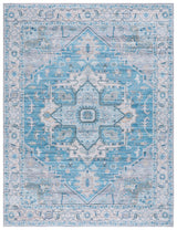 Safavieh Tucson Tsn913B Grey/Turquoise Rug.