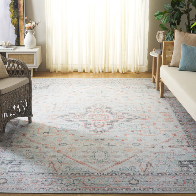 Safavieh Tucson Tsn913F Light Grey/Light Green Rug.