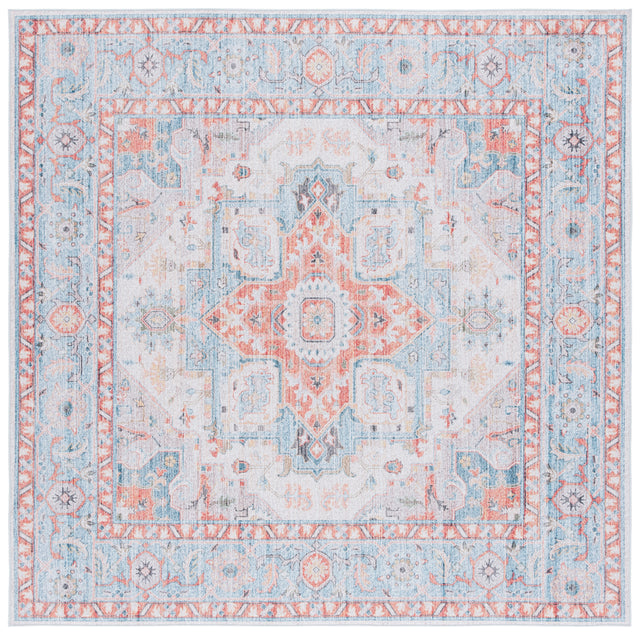 Safavieh Tucson Tsn913K Turquoise/Rust Rug.