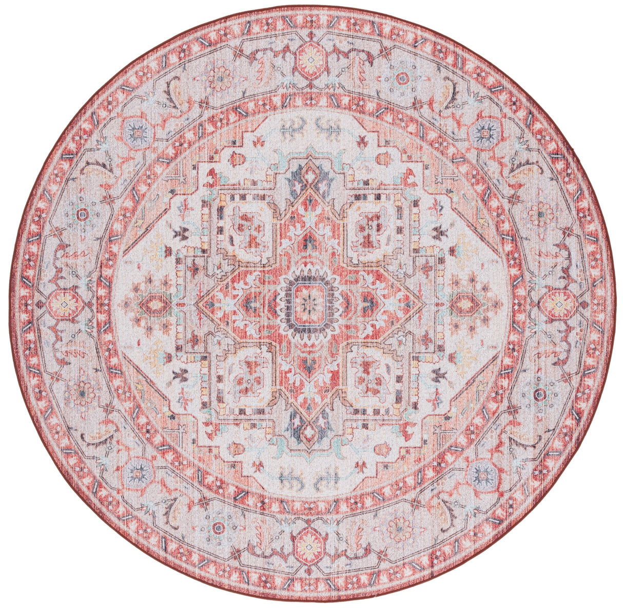 Safavieh Tucson Tsn913P Light Rust/Beige Rug.
