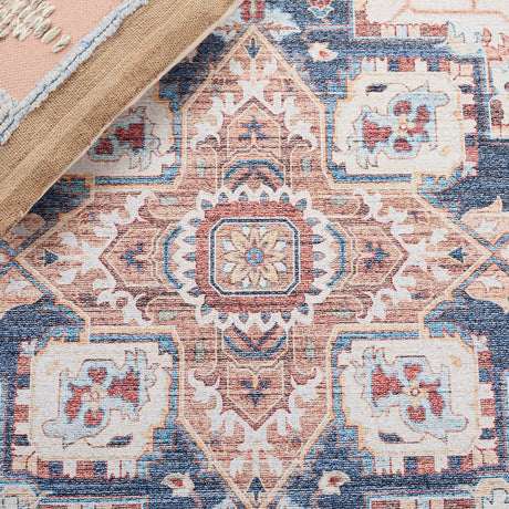 Safavieh Tucson Tsn913Q Rust/Blue Rug.