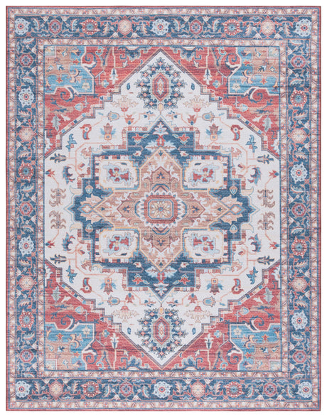 Safavieh Tucson Tsn913Q Rust/Blue Rug.