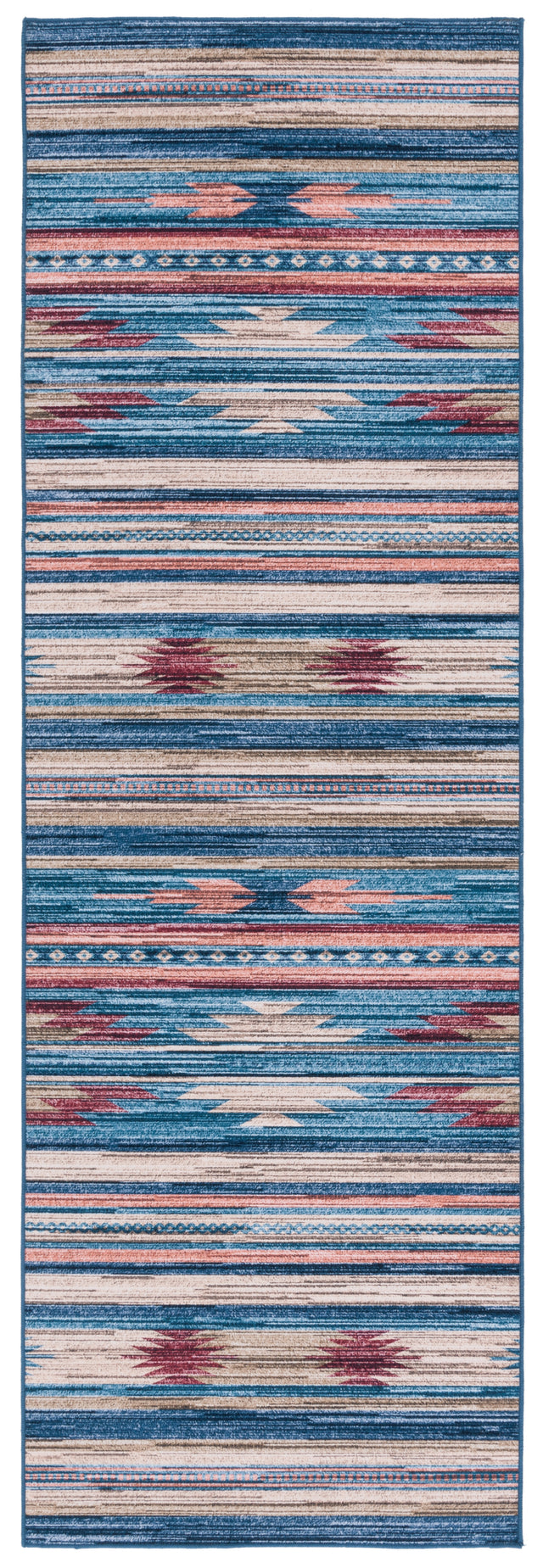 Safavieh Tucson Tsn930M Blue/Rust Rug.