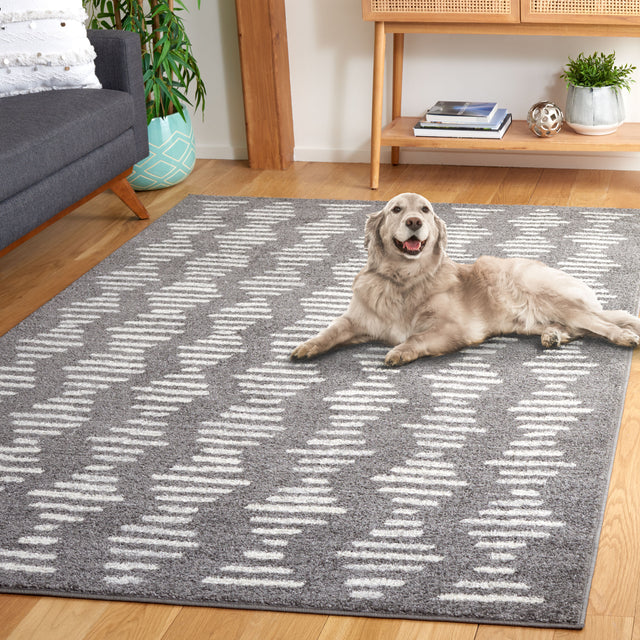 Safavieh Tulum Tul644H Dark Grey/Ivory Rug.