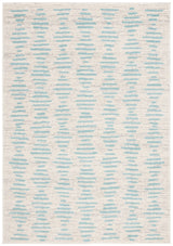 Safavieh Tulum Tul644J Ivory/Turquoise Rug.
