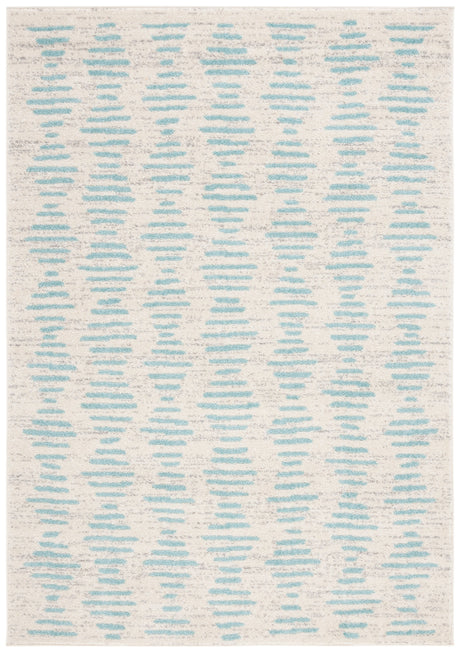 Safavieh Tulum Tul644J Ivory/Turquoise Rug.